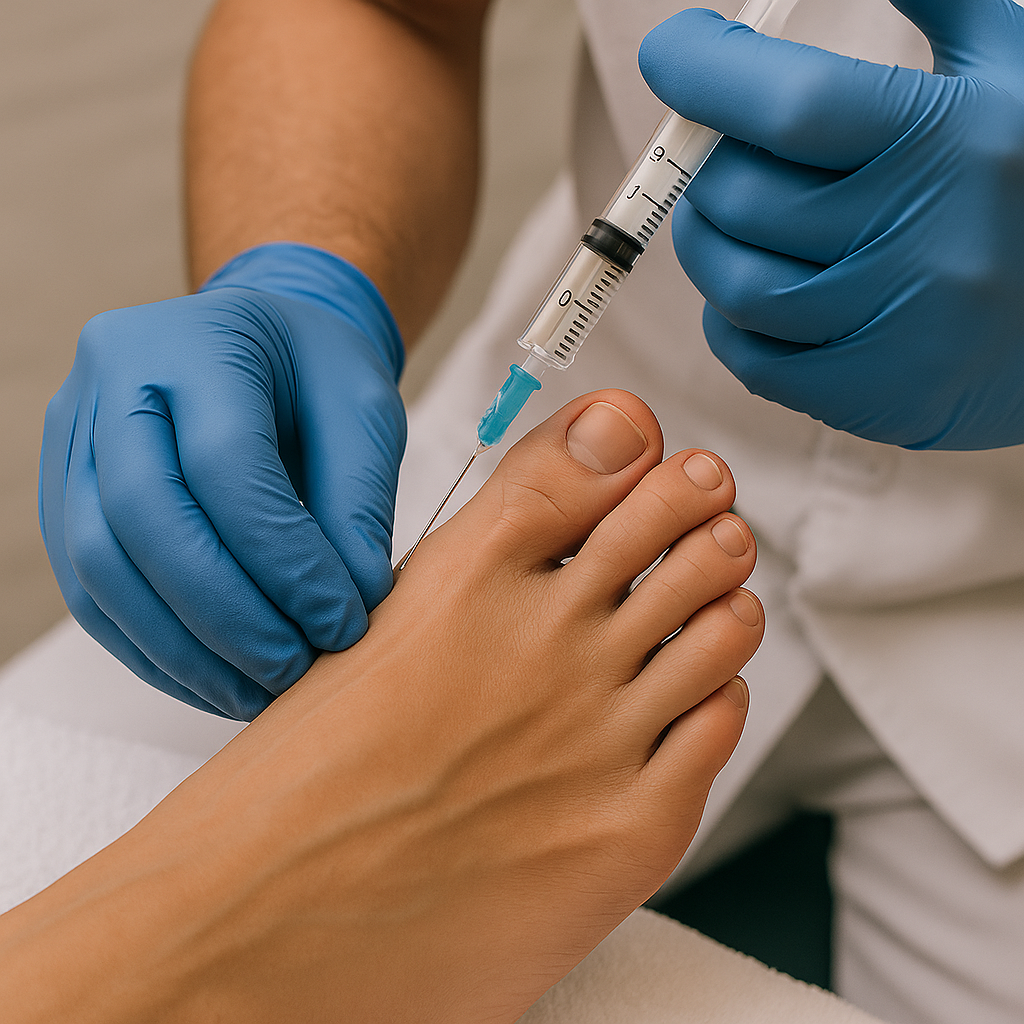 infintracion infiltracion podologica